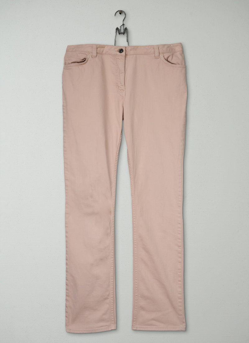 Reworn Slim Leg Jeans Size L (1372) | Pink