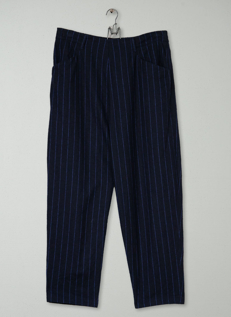 Reworn Wool Alix Trousers Size 12 (1378) | Multi