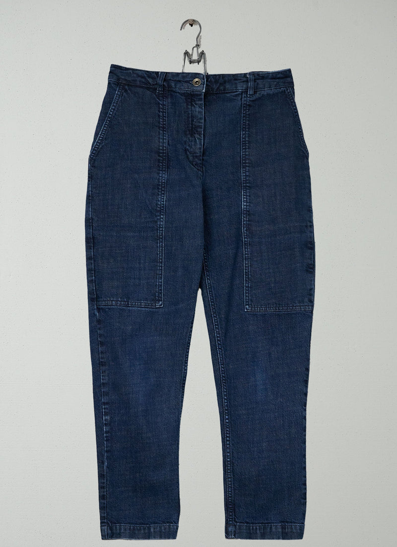 Reworn Slim Leg Jeans Size 10 (1371) | Indigo