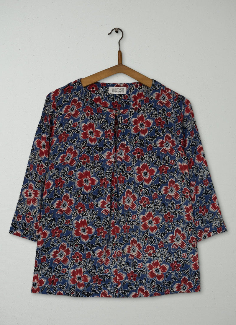 Reworn Madhuri Print Top Size 10 (1052) | Multi
