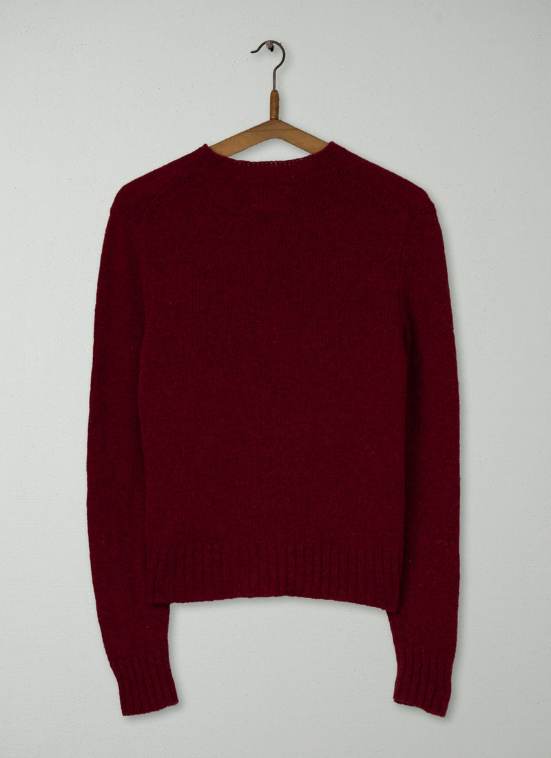 Reworn Wool Neat Cardigan Size M (530) | Bokhara