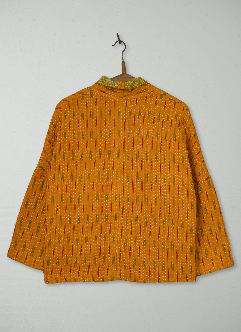 Reworn Kantha Gown Size S (085) | Multi