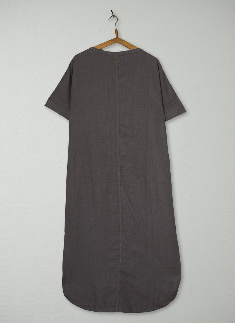 Reworn Linen Tee Dress Size S (2031) | Mole