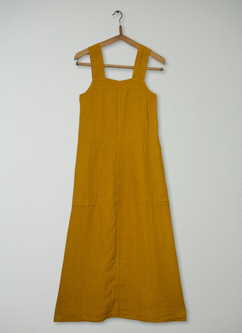 Reworn Linen Sun Dress Size XS (2067) | Butternut