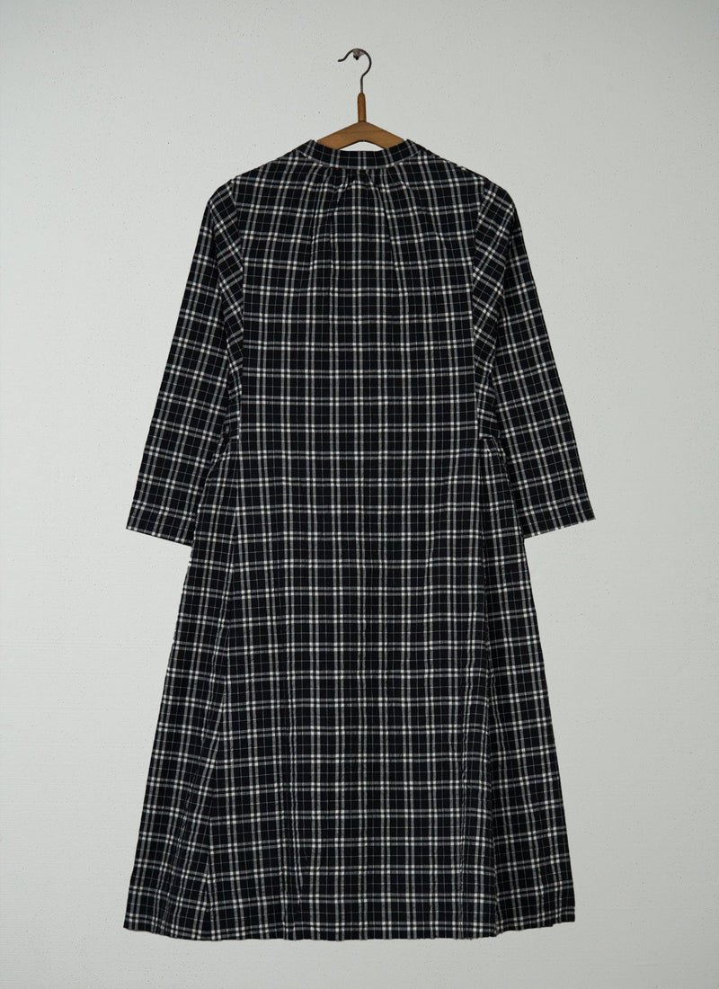 Reworn Check Cotton Cashmere Dress Size XS (1891) | Multi