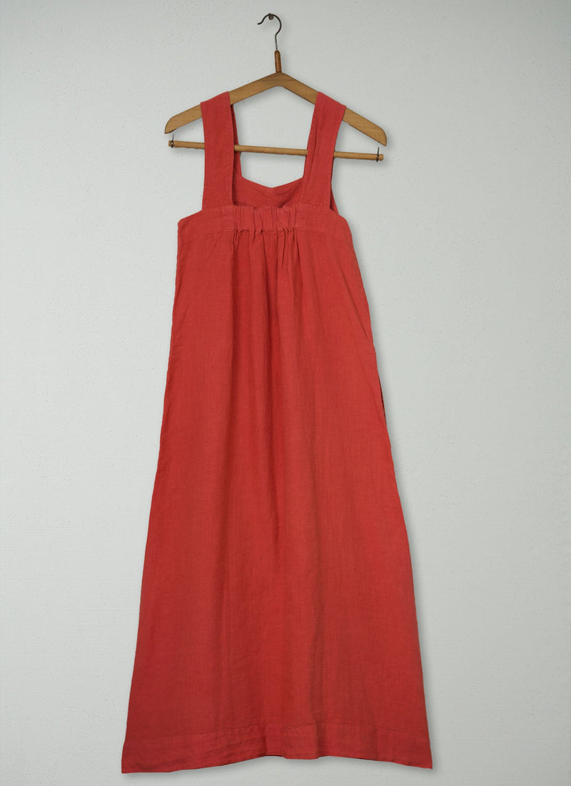 Reworn Linen Sun Dress Size XXS (1992) | Poppy