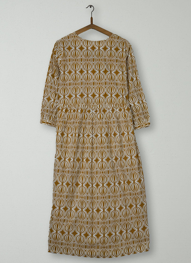 Reworn Seed Pod Print Dress Size XS (2027) | Gorse