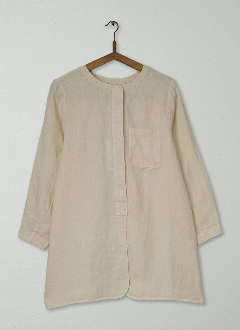 Reworn Linen Shirt Size S (1083) | Jasmine