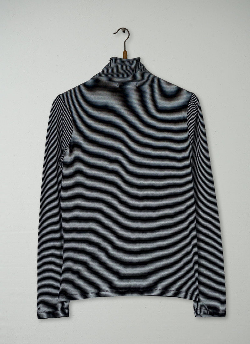 Reworn Cotton High Neck Tee Size M (160) | Multi