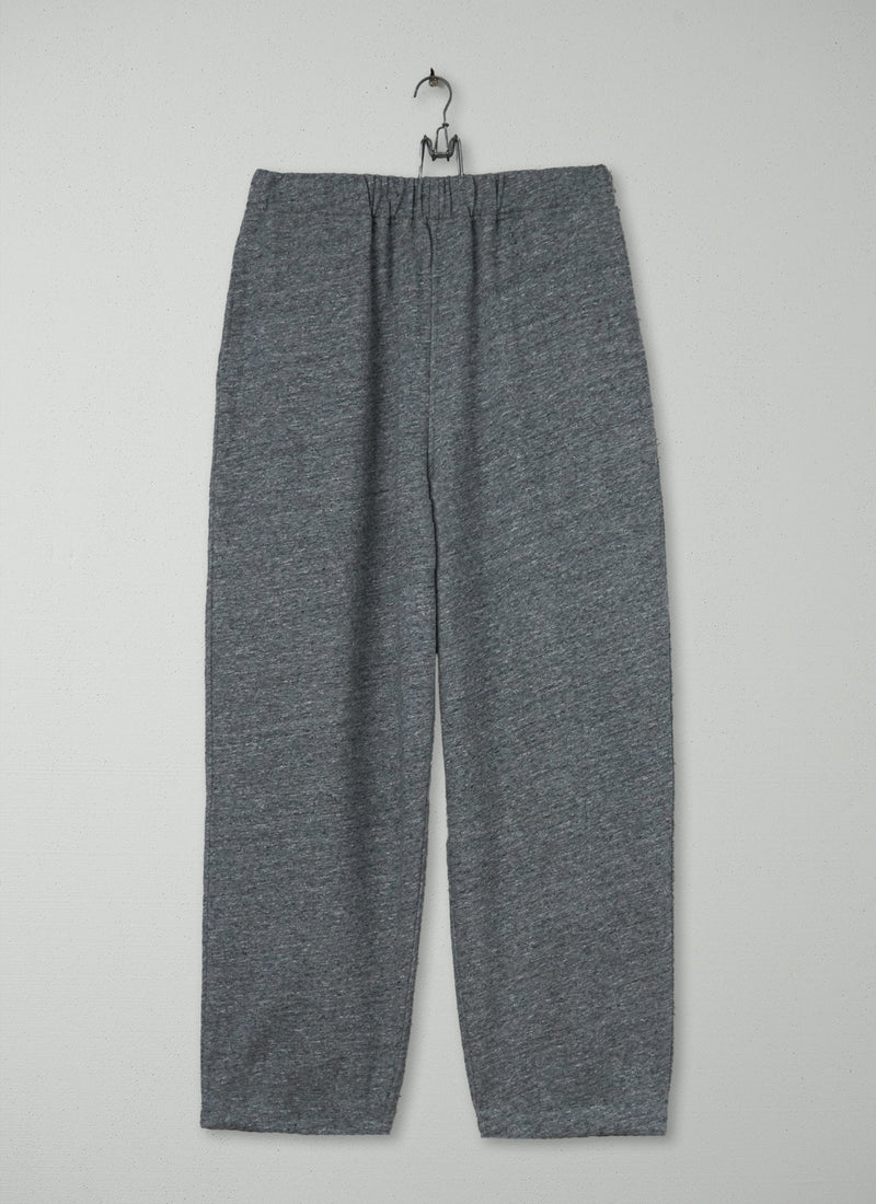 Reworn Brushed Back Jersey Trousers Size M (1704) | Grey Melange