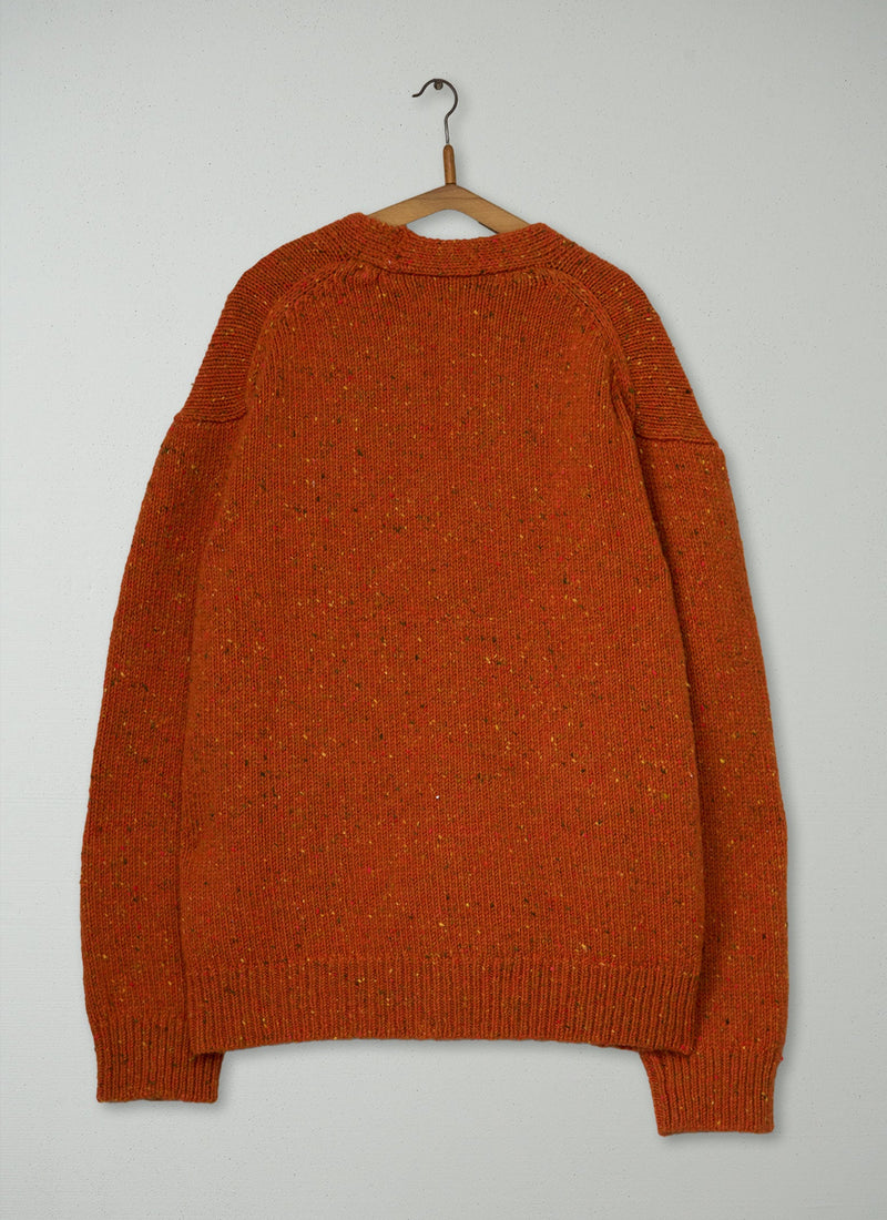 Reworn Mens Donegal Cardigan Size XL (045) | Wild Carrot