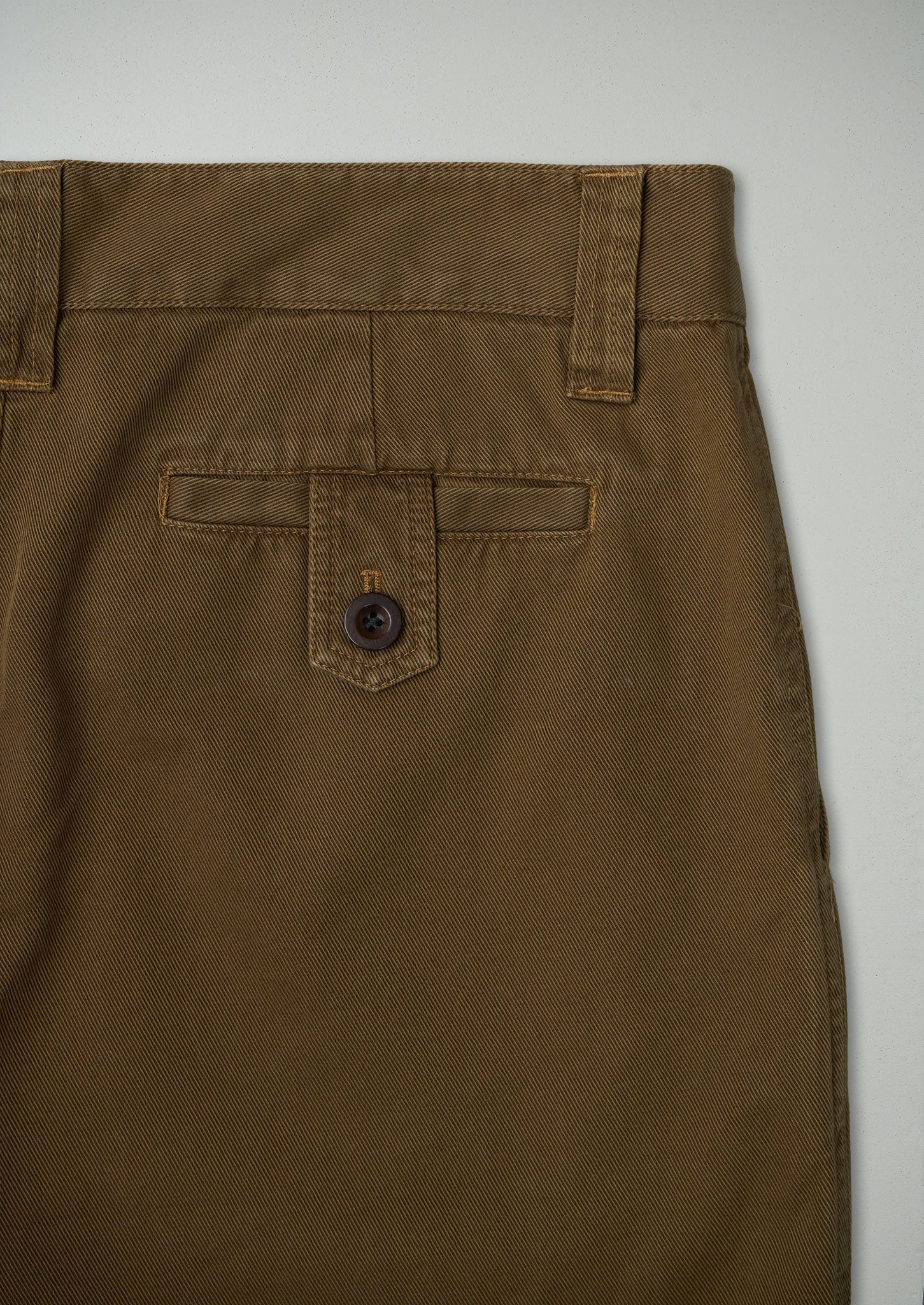 Reworn Mens Pleat Trousers Size M (025) | Toffee