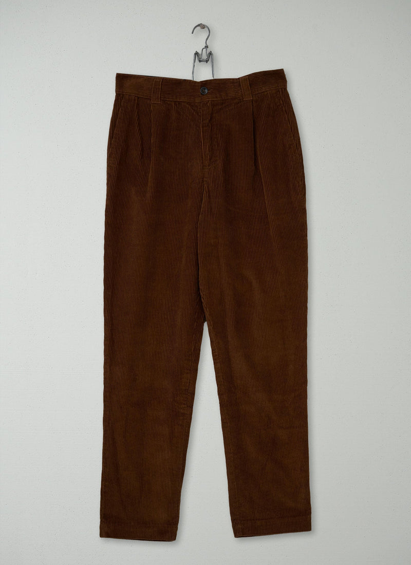 Reworn Mens Cord Trousers Size S (121) | Ginger