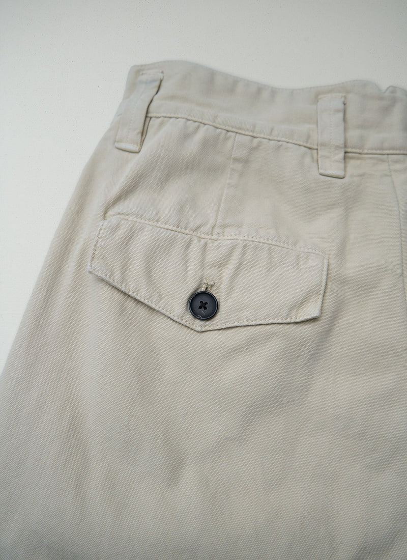 Reworn Mens Bill Trousers Size 28 (091) | Sand
