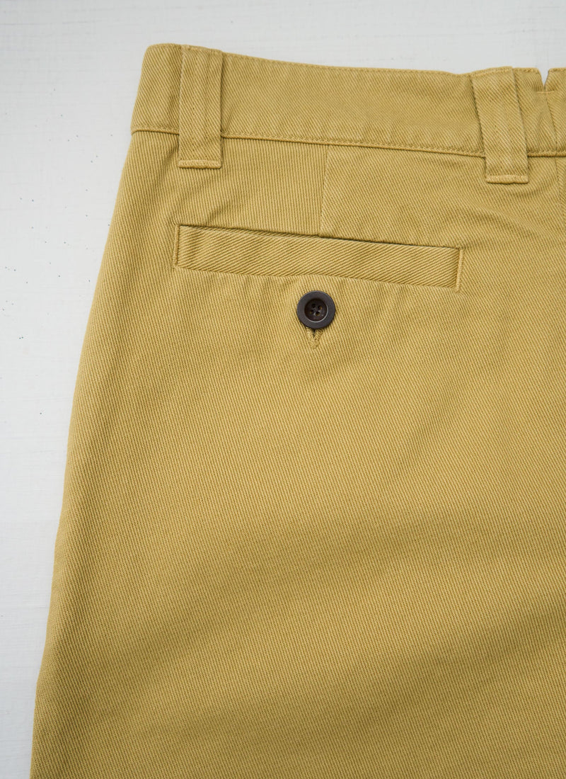 Reworn Mens Cotton Tapered Trousers Size 30 (098) | Sand