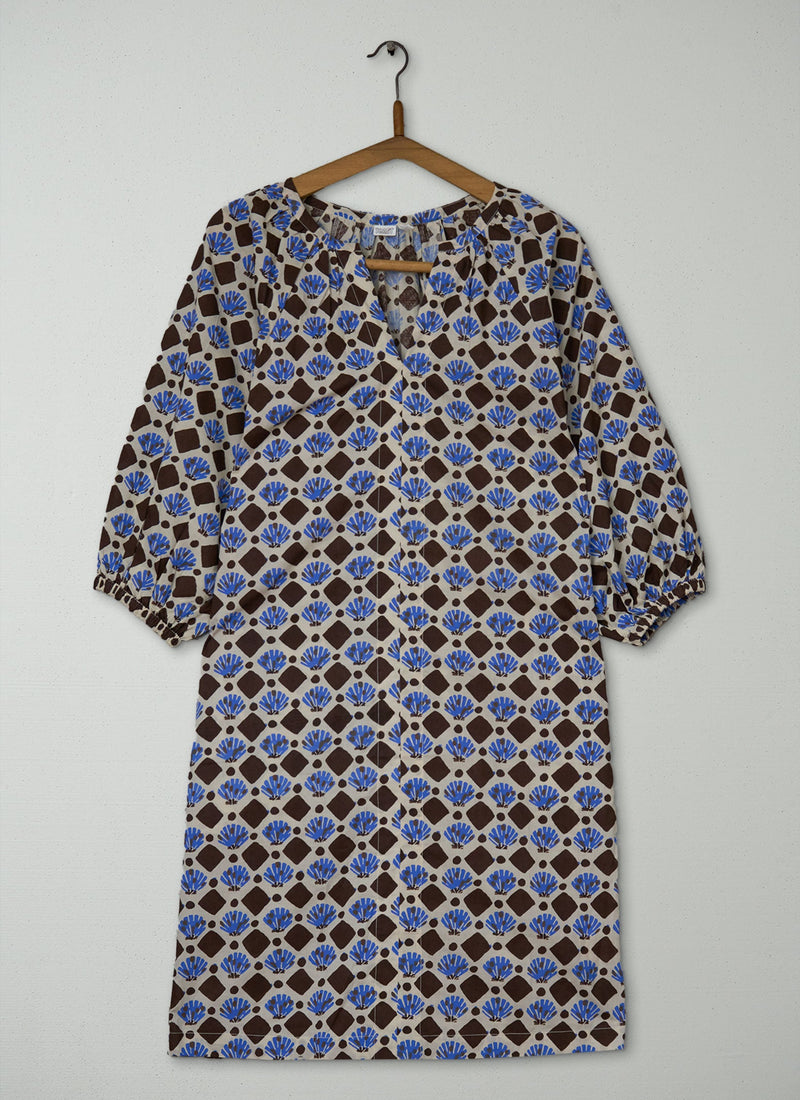 Reworn Shells Print Lounge Dress Size XS (1888) | Multi
