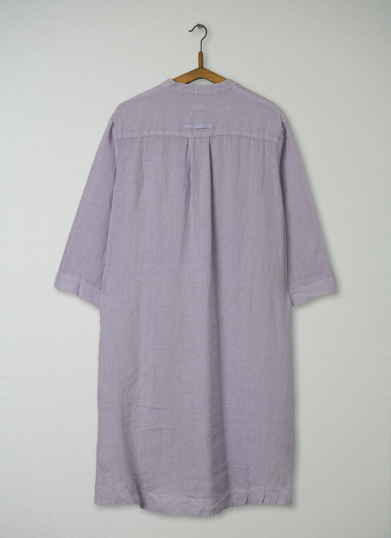 Reworn Half Placket Night Shirt Size L (230) | Blue Stone