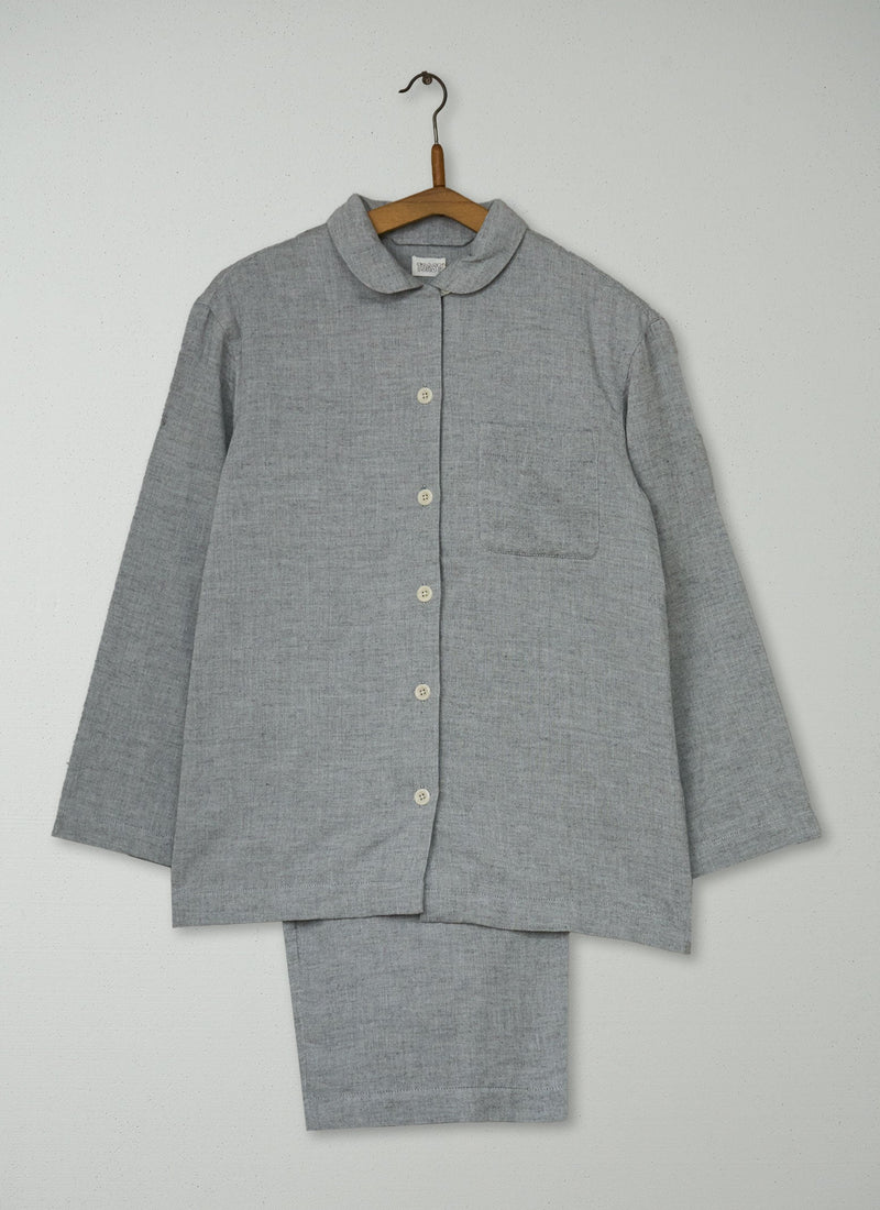 Reworn Cotton Pyjamas Size XS (300) | Grey Melange