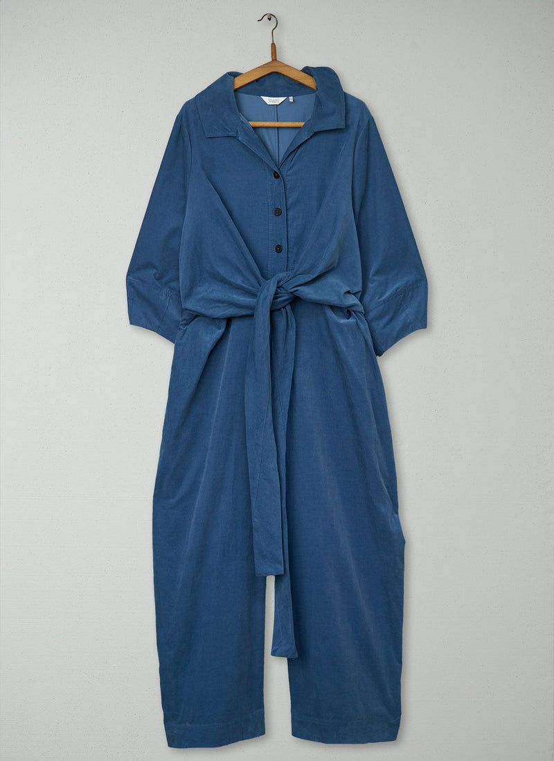 Reworn Wrap Front Needlecord Jumpsuit Size 10 (1443) | Myrtle