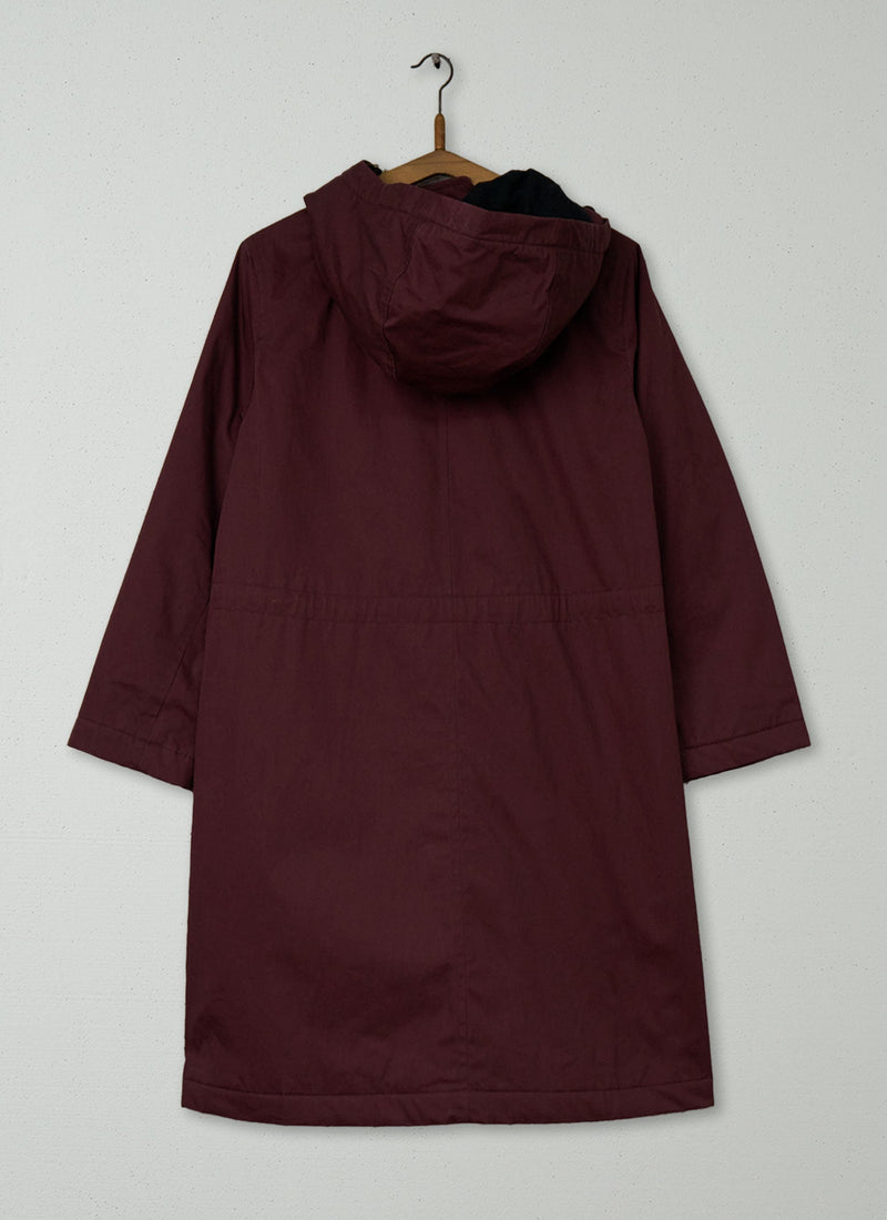 Reworn Cotton Parka Size 8 (170) | Hickory