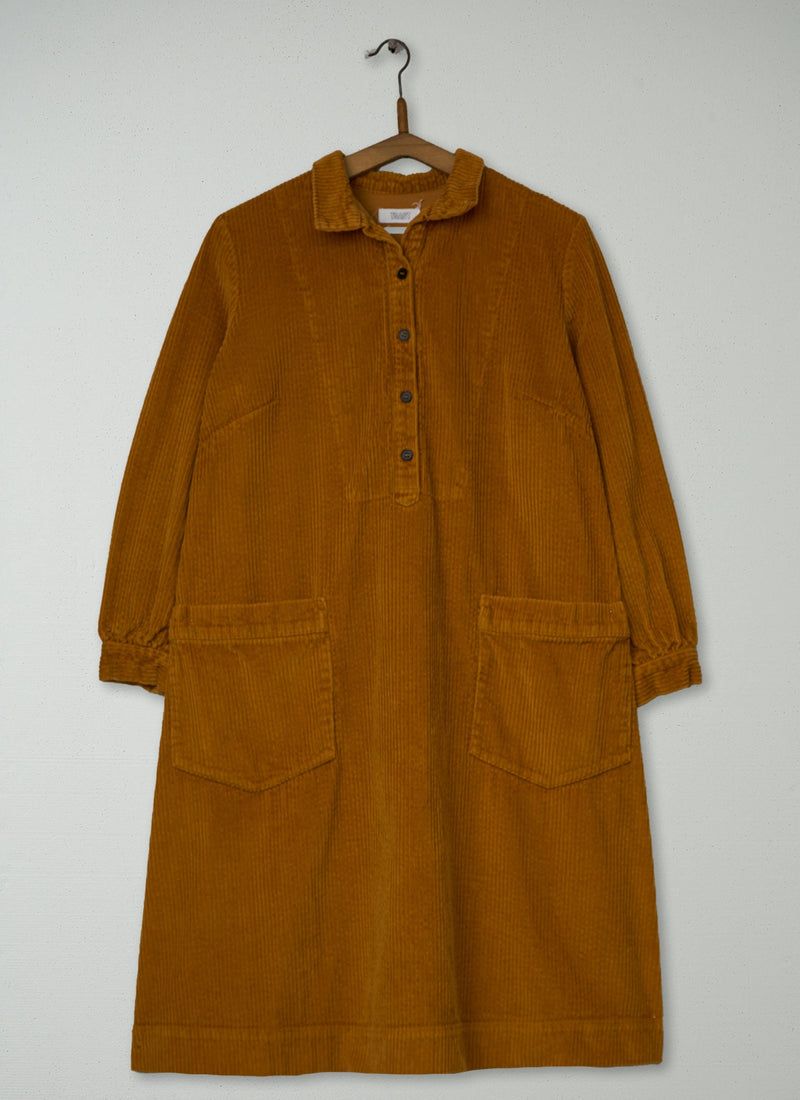 Reworn Cord Tunic Dress Size 10 (1928) | Amber