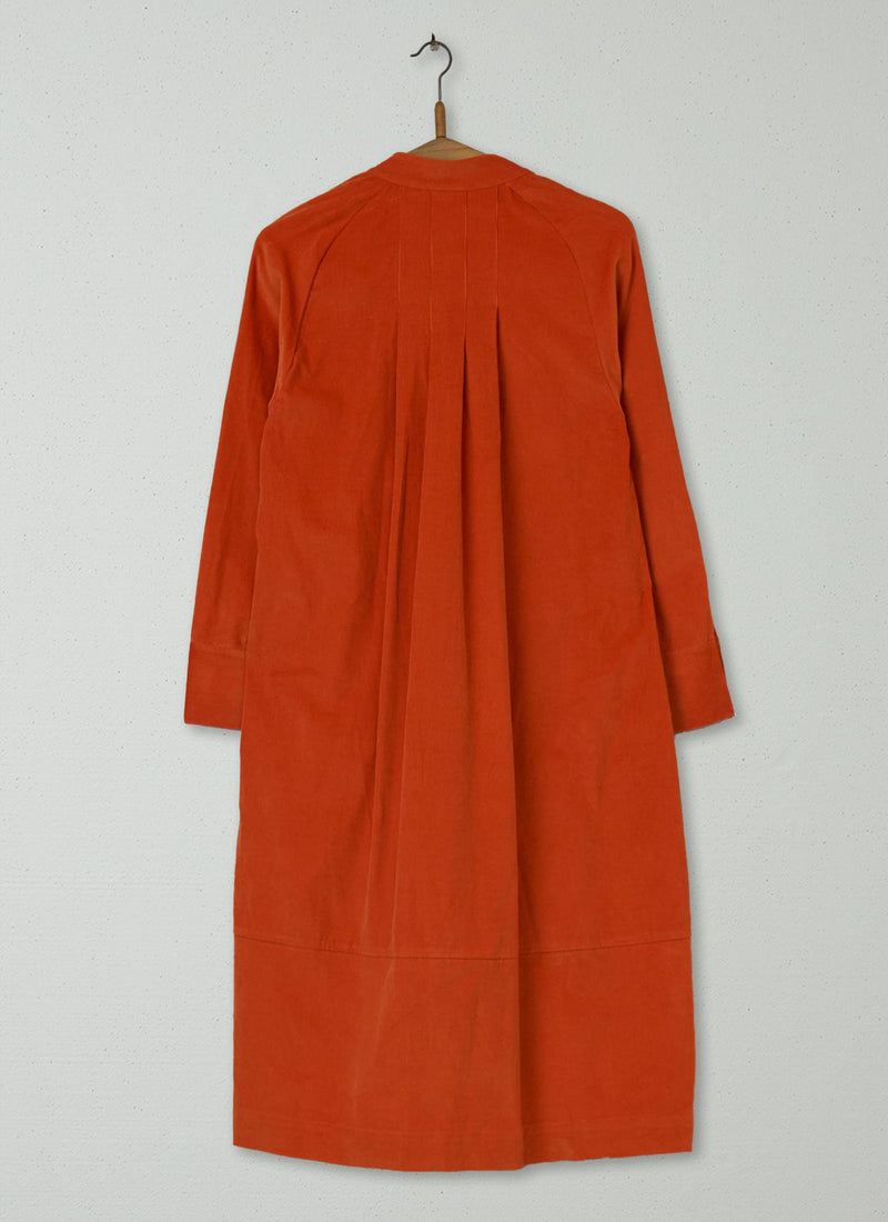 Reworn Needlecord Dress Size 6 (2264) | Nasturtium