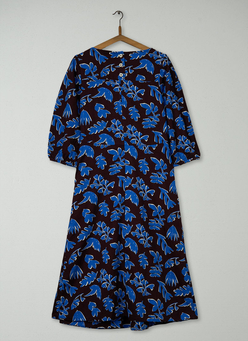 Reworn Floral Twill Dress Size 8 (2159) | Hickory