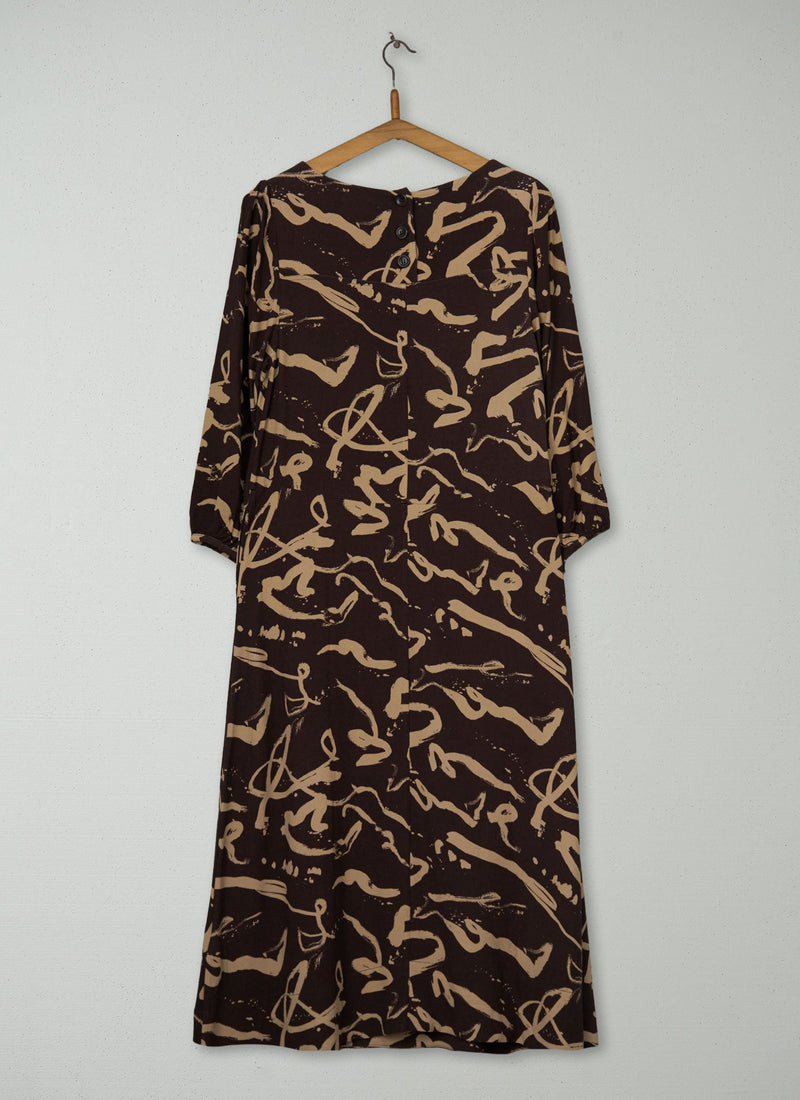 Reworn Brush Strokes Dress Size 8 (2083) | Multi