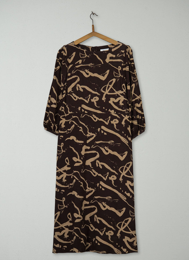 Reworn Brush Strokes Dress Size 8 (2083) | Multi
