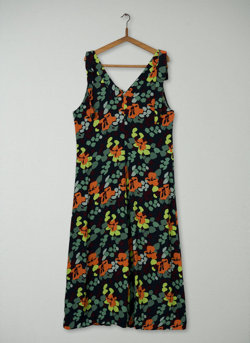 Reworn Harlequin Print Dress Size 8 (2062) | Multi