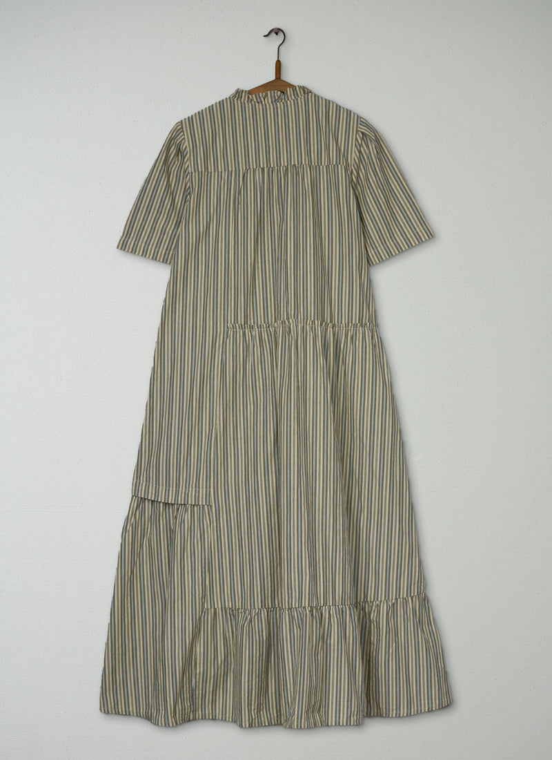 Reworn Crinkle Poplin Dress Size 10 (2015) | Multi