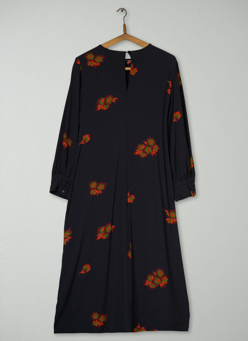 Reworn Floral Print Dress Size 10 (1901) | Multi