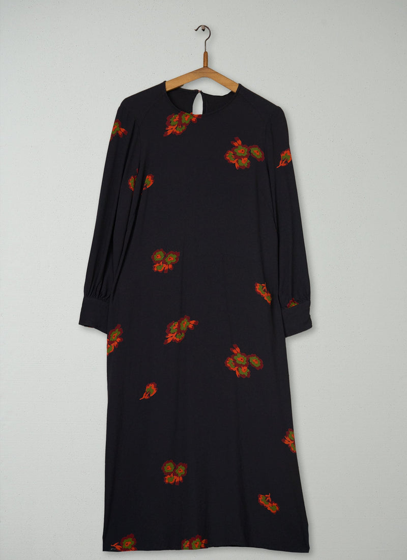 Reworn Floral Print Dress Size 10 (1901) | Multi