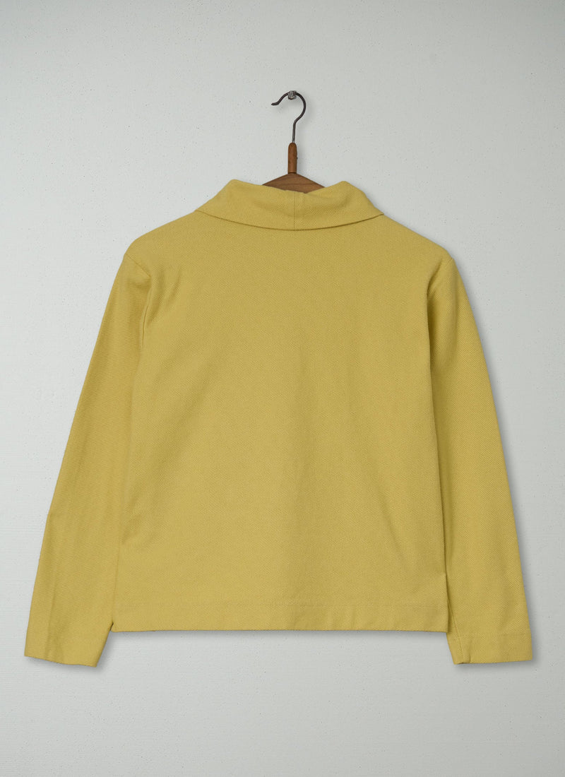 Reworn Cotton Pique Shirt Size M (168) | Grapefruit