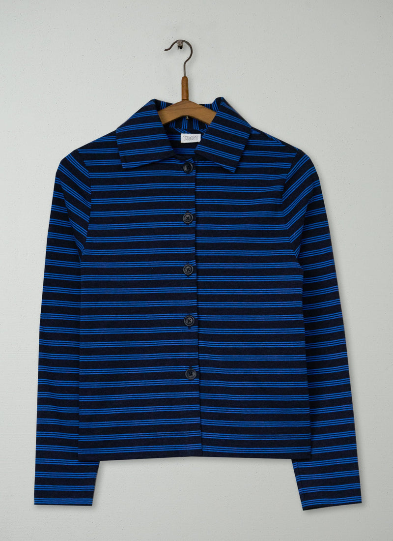 Reworn Stripe Cotton Jersey Shirt Size XXS (191) | Multi