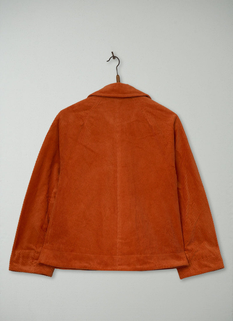 Reworn Organic Cord Jacket Size XXS (260) | Auburn
