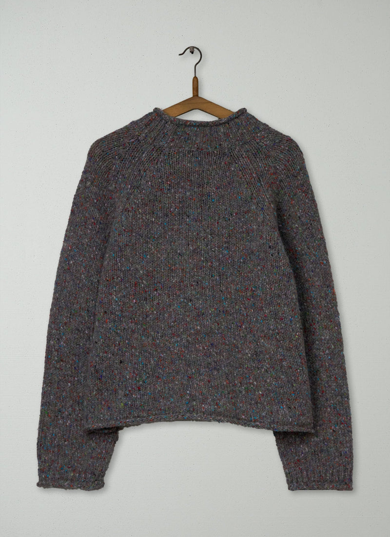 Reworn Donegal Wool Sweater Size M (549) | Fossil