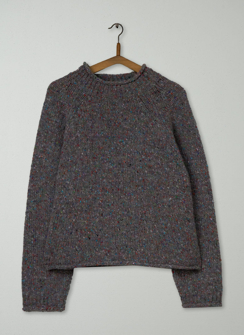 Reworn Donegal Wool Sweater Size M (549) | Fossil