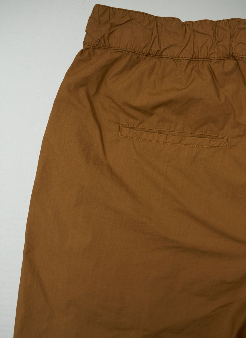 Reworn Pleated Poplin Trousers Size 12 (1121) | Copper