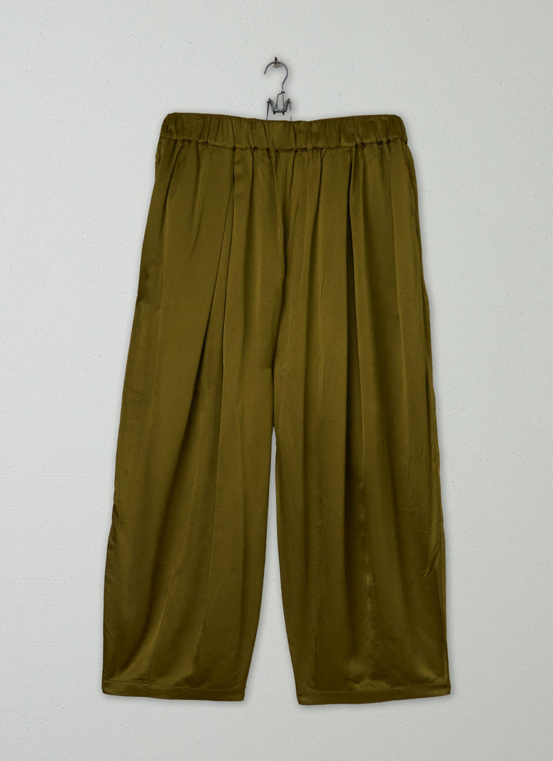 Reworn Seersucker Balloon Trousers Size 12 (1650) | Peat