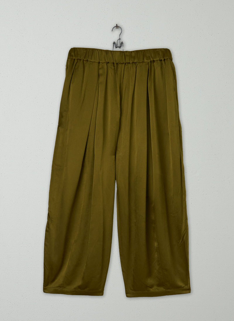 Reworn Seersucker Balloon Trousers Size 6 (1621) | Peat