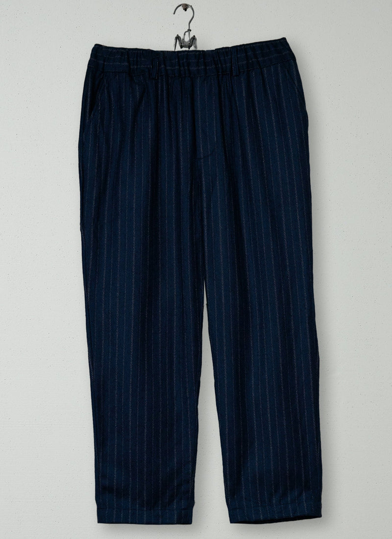 Reworn Gabi Pinstripe Wool Trousers Size 14 (1581) | Multi