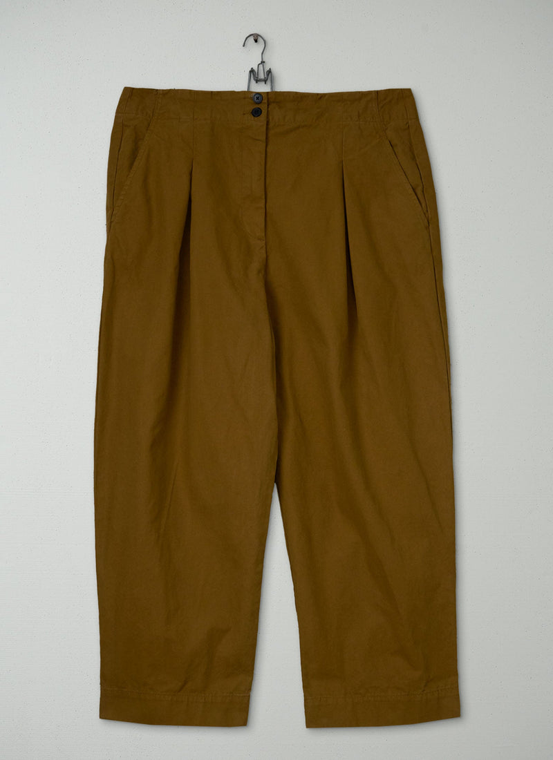 Reworn Canvas Utility Trousers Size 14 (1474) | Tawny Brown