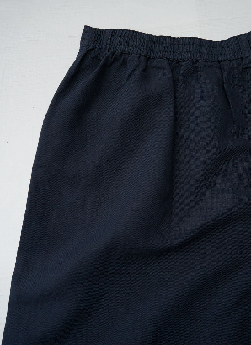 Reworn Alix Cotton Linen Trousers Size 18 (1374) | Slate