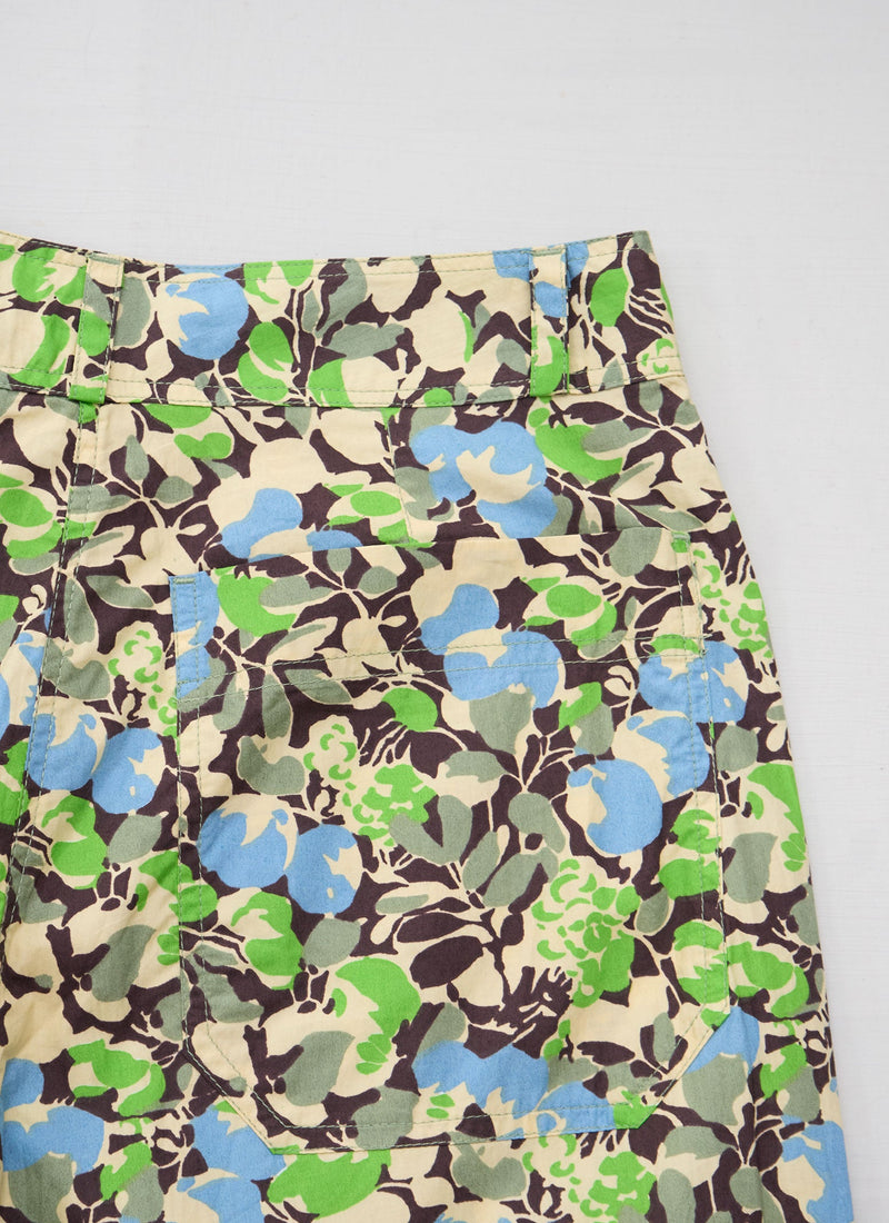 Reworn Hedgerow Print Trousers Size 6 (1245) | Multi