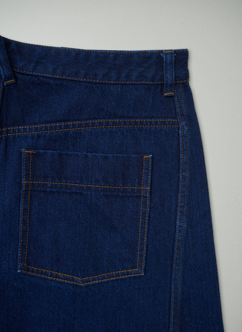 Reworn Japanese Denim Trousers Size 14 (1409) | Indigo