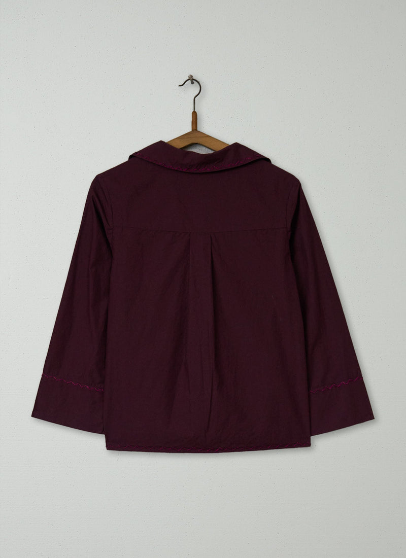 Reworn Applique Cotton Shirt Size 6 (1163) | Multi