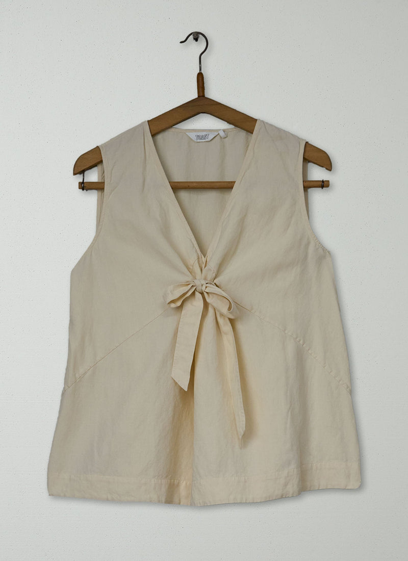 Reworn Silk Linen Top Size 6 (1090) | Canvas