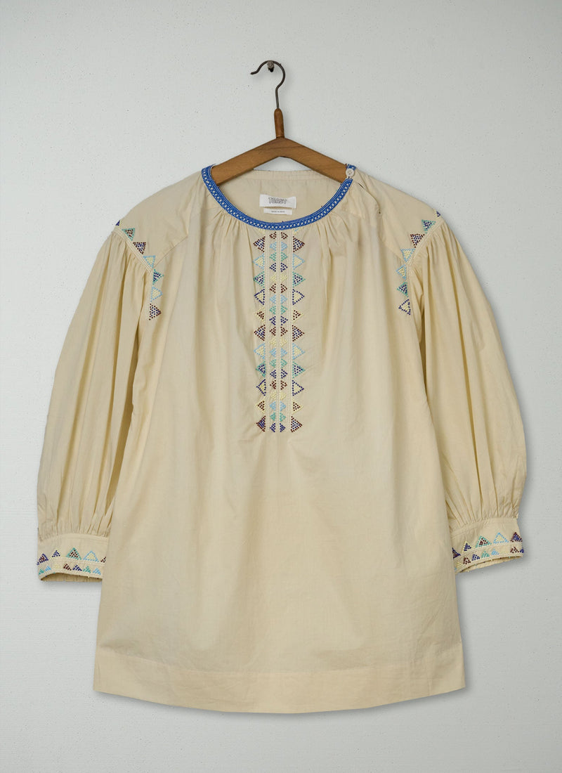 Reworn Hand Beaded Top Size XXSXS (1160) | Multi