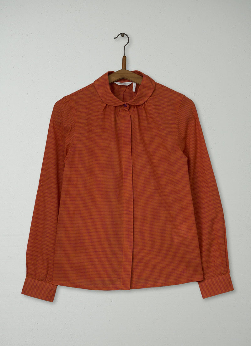 Reworn Check Cotton Shirt Size 4 (1202) | Multi